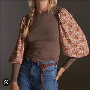Bl-nk Puff-Sleeve Sweater from Anthropologie
